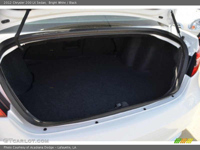 Bright White / Black 2012 Chrysler 200 LX Sedan