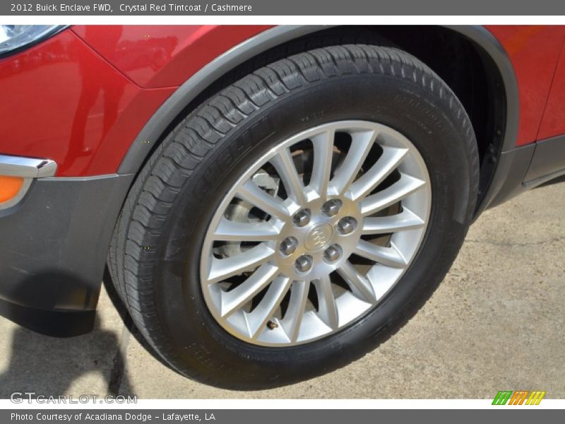 Crystal Red Tintcoat / Cashmere 2012 Buick Enclave FWD