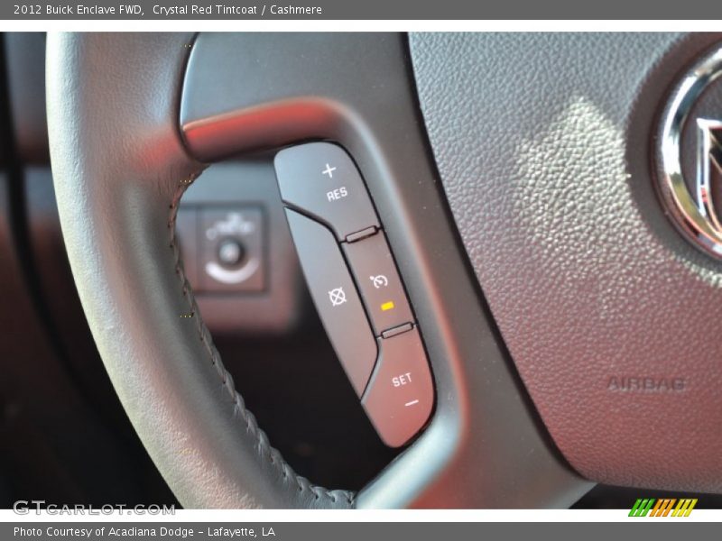 Crystal Red Tintcoat / Cashmere 2012 Buick Enclave FWD