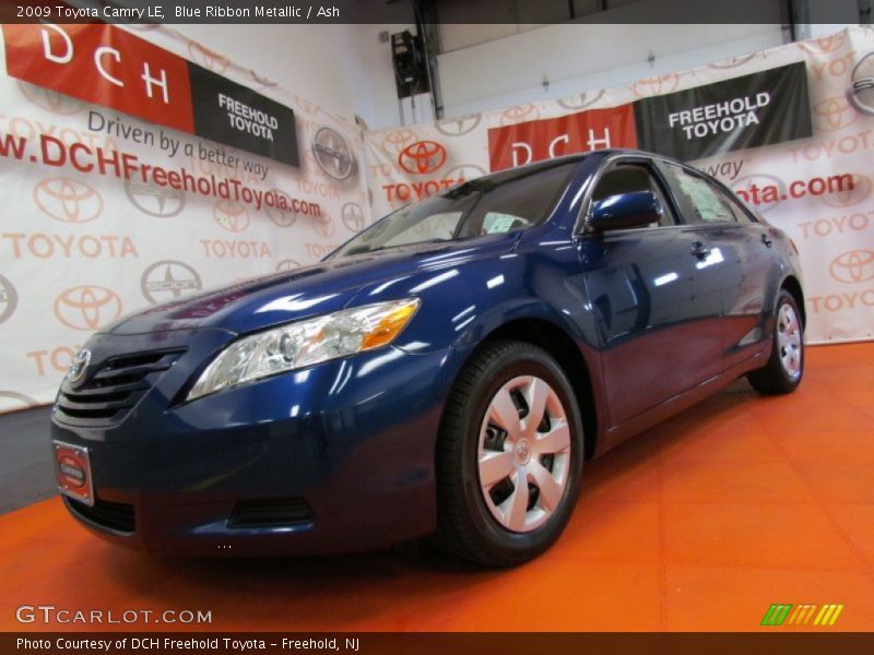 Blue Ribbon Metallic / Ash 2009 Toyota Camry LE