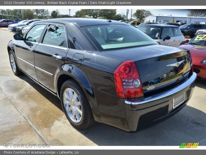Brilliant Black Crystal Pearl / Dark Khaki/Light Graystone 2010 Chrysler 300 Limited