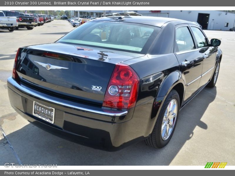 Brilliant Black Crystal Pearl / Dark Khaki/Light Graystone 2010 Chrysler 300 Limited