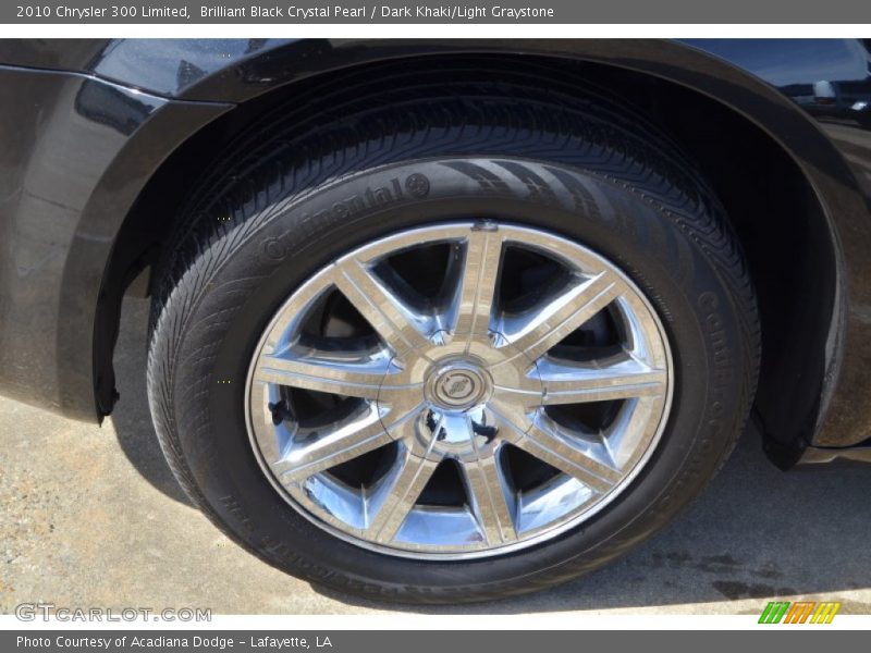 Brilliant Black Crystal Pearl / Dark Khaki/Light Graystone 2010 Chrysler 300 Limited