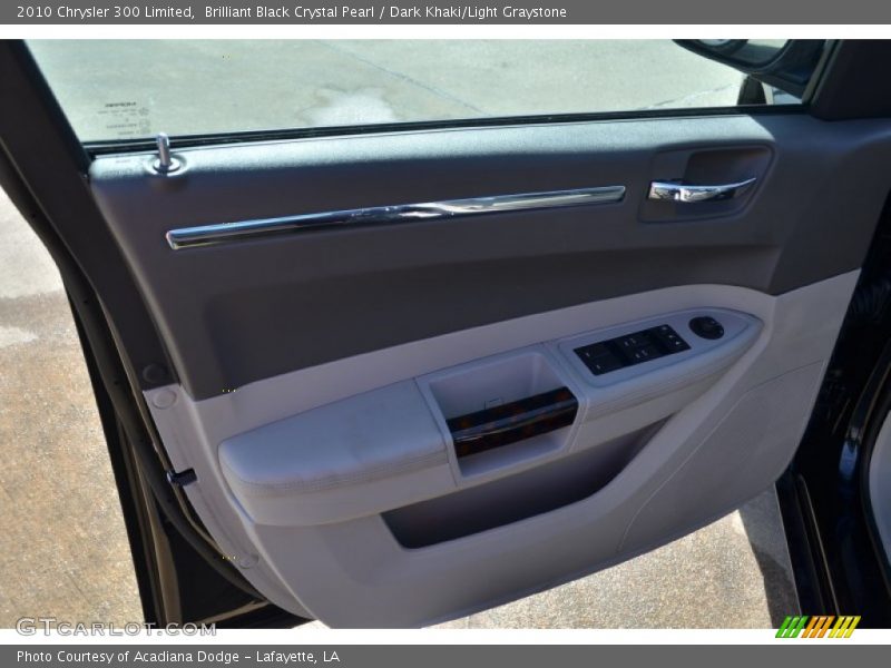 Brilliant Black Crystal Pearl / Dark Khaki/Light Graystone 2010 Chrysler 300 Limited