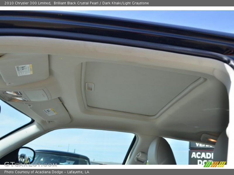 Brilliant Black Crystal Pearl / Dark Khaki/Light Graystone 2010 Chrysler 300 Limited