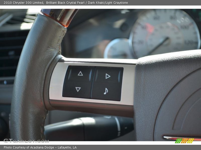 Brilliant Black Crystal Pearl / Dark Khaki/Light Graystone 2010 Chrysler 300 Limited
