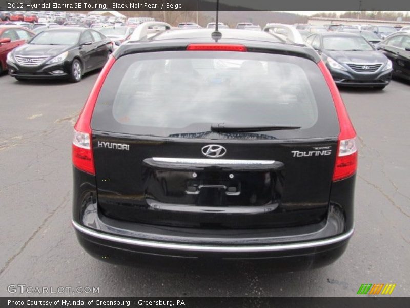 Black Noir Pearl / Beige 2012 Hyundai Elantra SE Touring