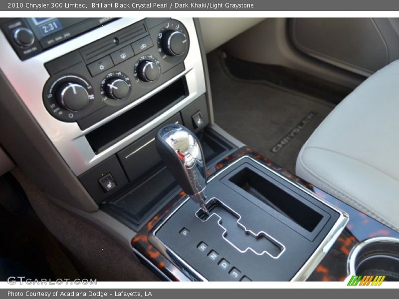 Brilliant Black Crystal Pearl / Dark Khaki/Light Graystone 2010 Chrysler 300 Limited
