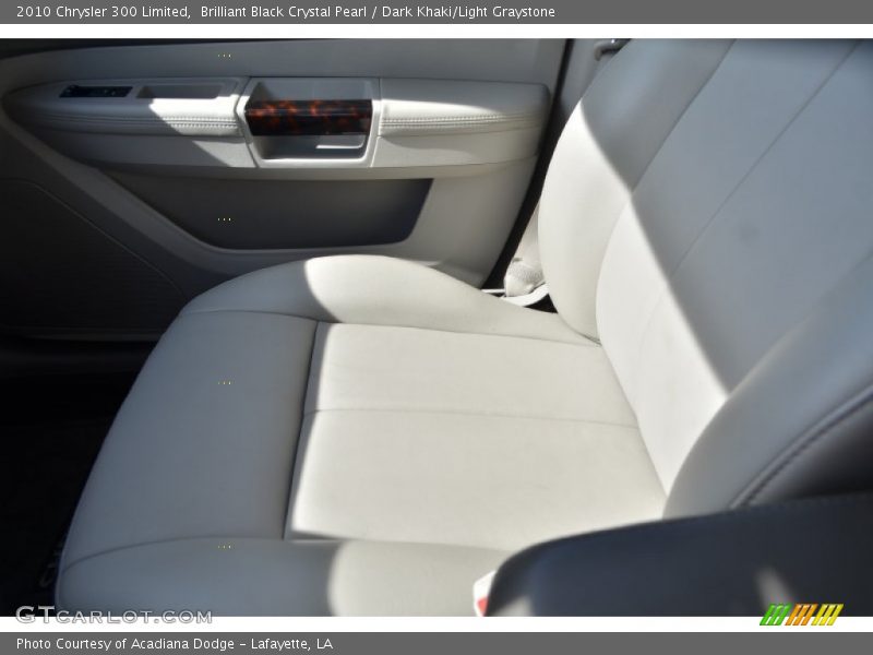 Brilliant Black Crystal Pearl / Dark Khaki/Light Graystone 2010 Chrysler 300 Limited
