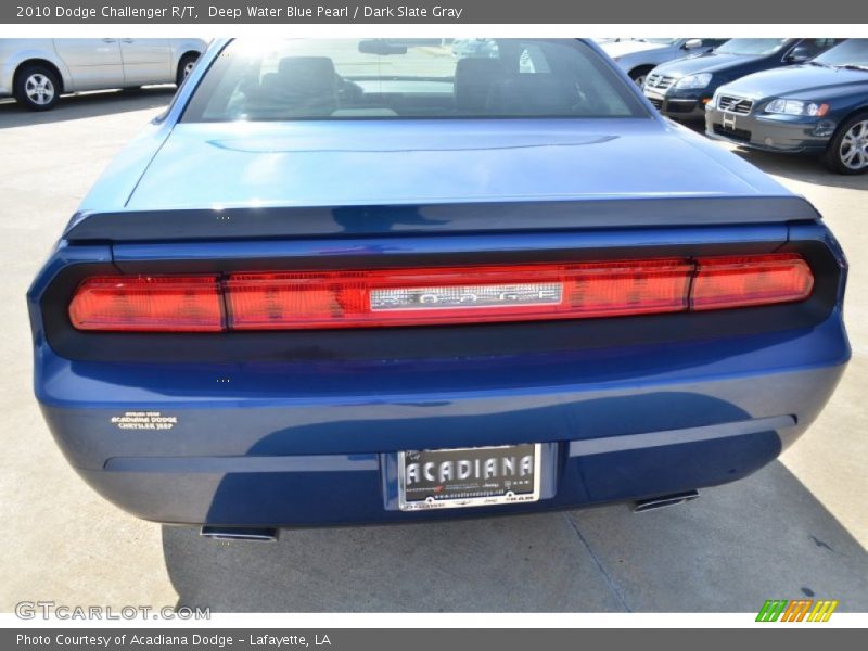 Deep Water Blue Pearl / Dark Slate Gray 2010 Dodge Challenger R/T