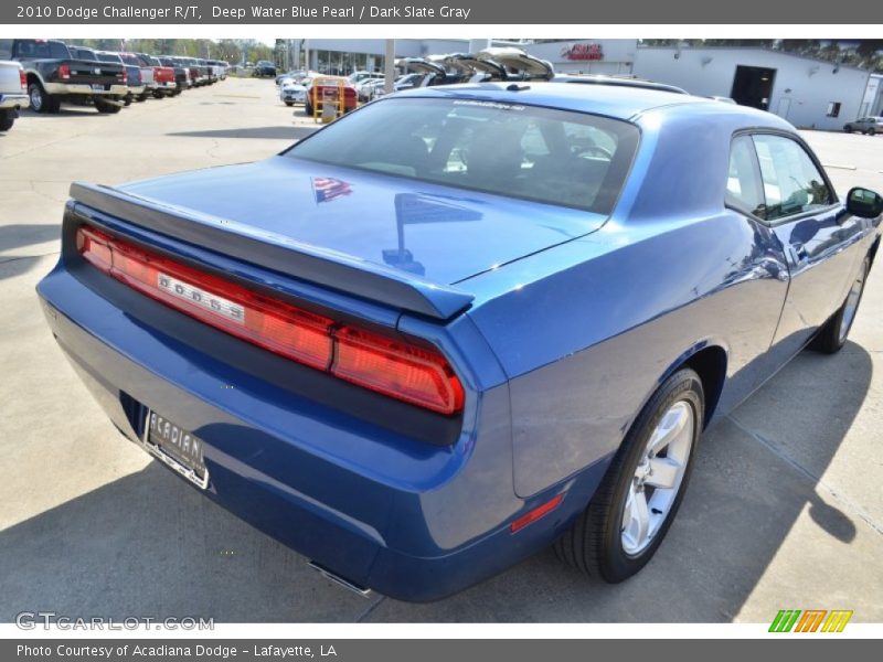 Deep Water Blue Pearl / Dark Slate Gray 2010 Dodge Challenger R/T