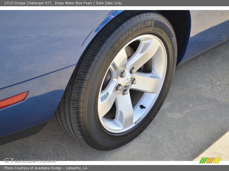 Deep Water Blue Pearl / Dark Slate Gray 2010 Dodge Challenger R/T