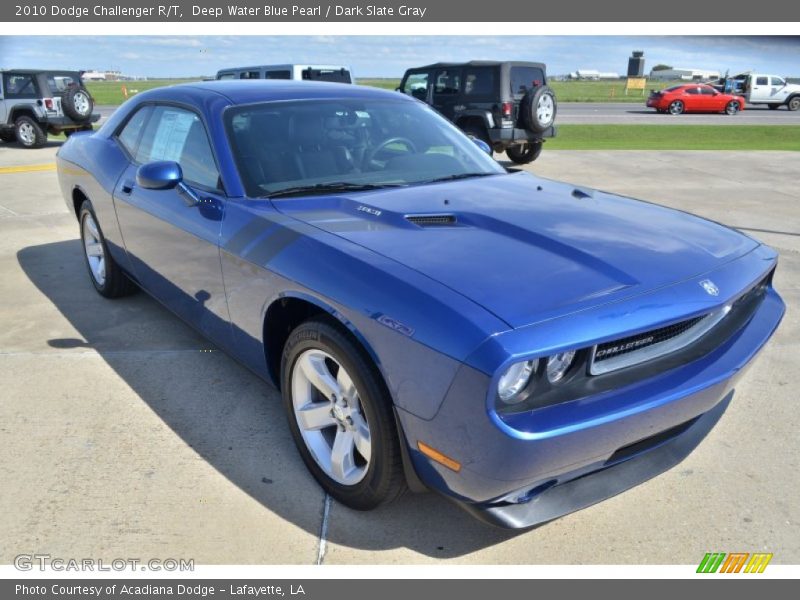 Deep Water Blue Pearl / Dark Slate Gray 2010 Dodge Challenger R/T