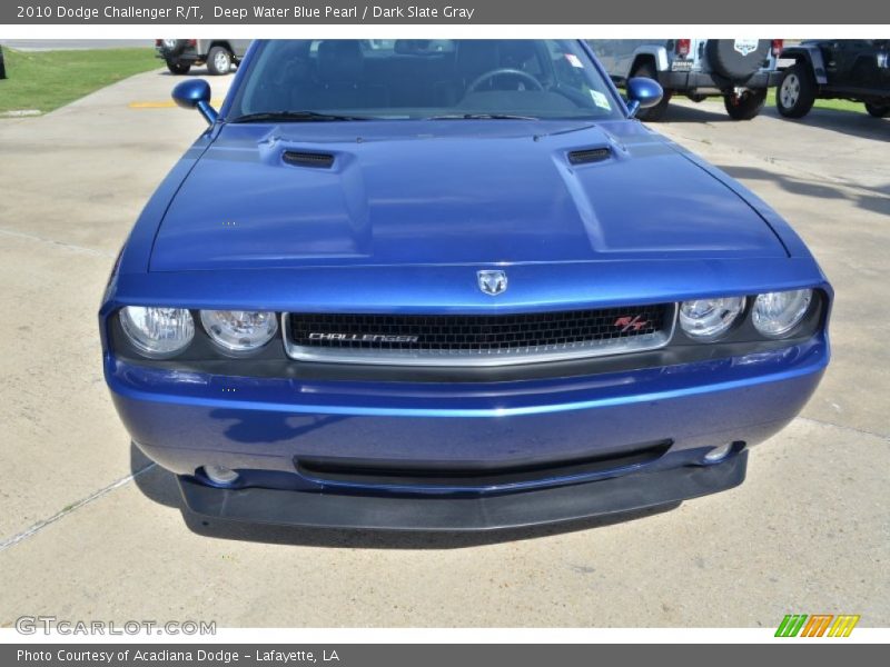 Deep Water Blue Pearl / Dark Slate Gray 2010 Dodge Challenger R/T