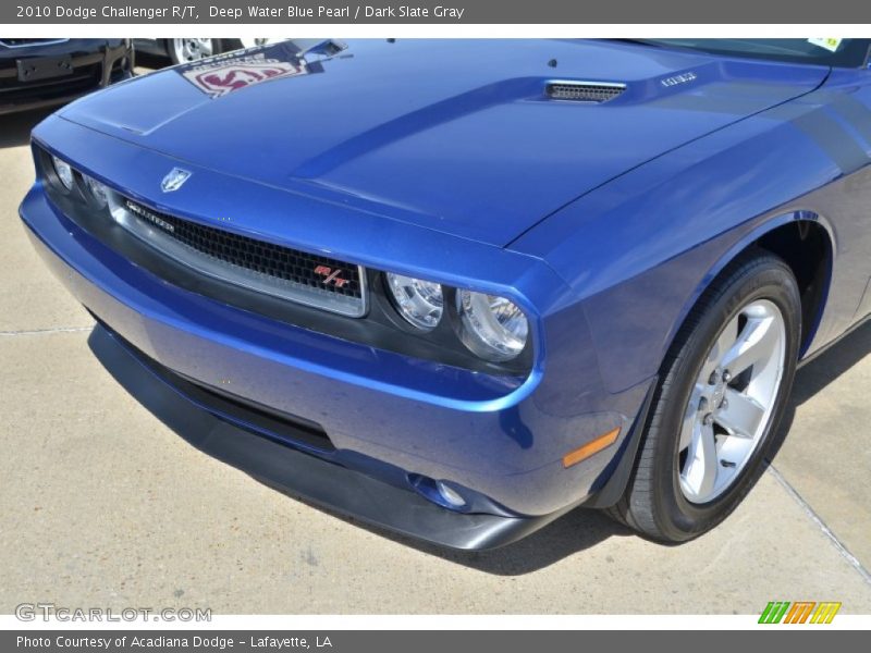 Deep Water Blue Pearl / Dark Slate Gray 2010 Dodge Challenger R/T
