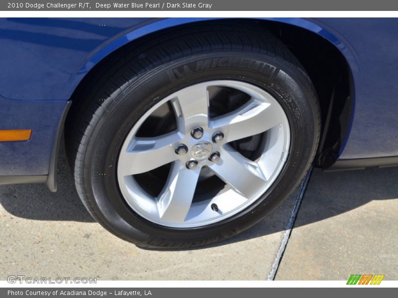 Deep Water Blue Pearl / Dark Slate Gray 2010 Dodge Challenger R/T