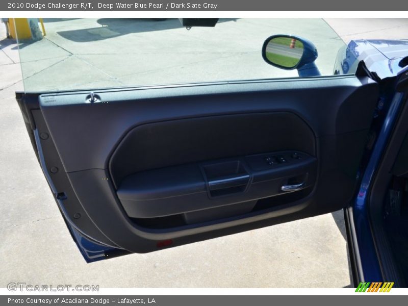 Deep Water Blue Pearl / Dark Slate Gray 2010 Dodge Challenger R/T