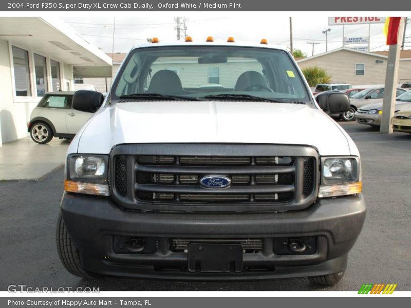 Oxford White / Medium Flint 2004 Ford F350 Super Duty XL Crew Cab Dually