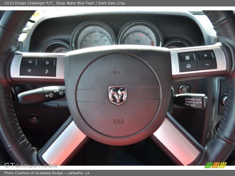 Deep Water Blue Pearl / Dark Slate Gray 2010 Dodge Challenger R/T