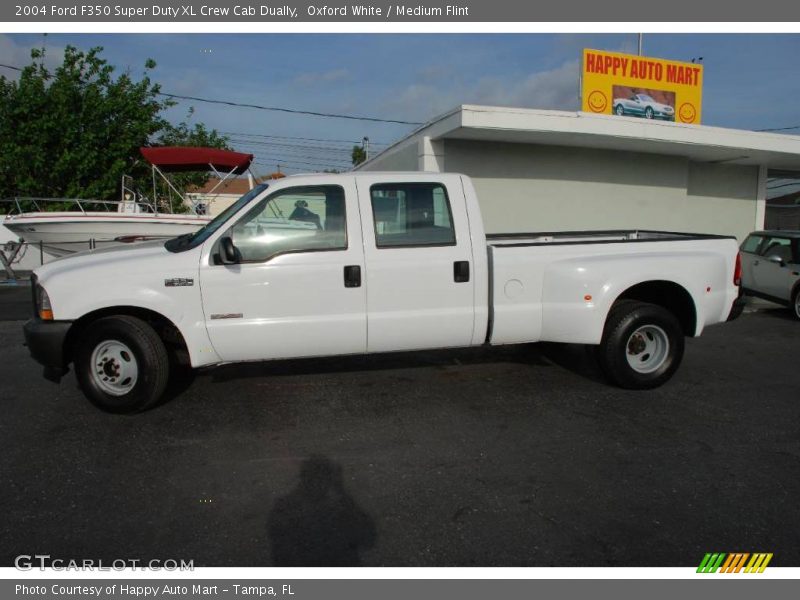 Oxford White / Medium Flint 2004 Ford F350 Super Duty XL Crew Cab Dually