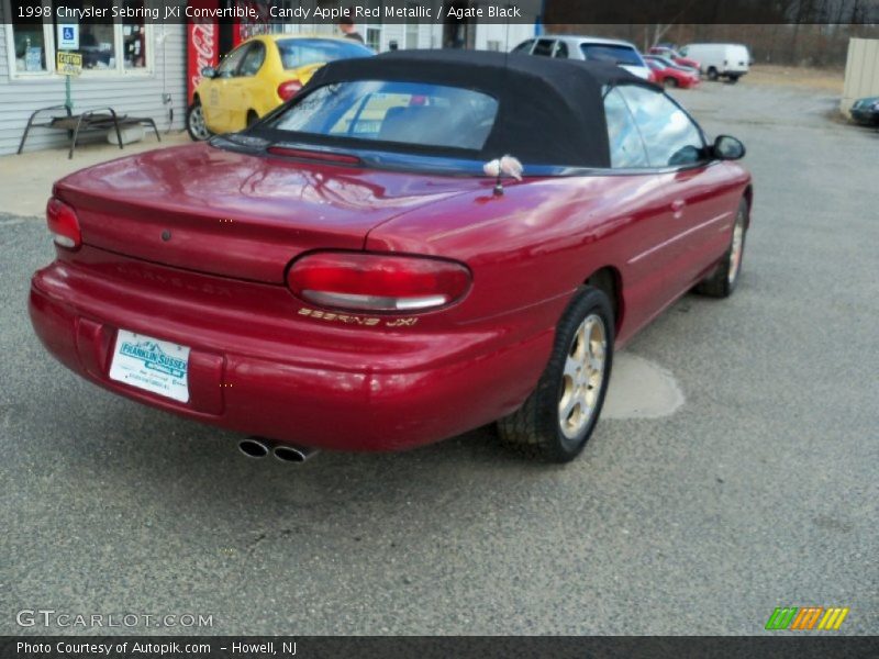 Candy Apple Red Metallic / Agate Black 1998 Chrysler Sebring JXi Convertible