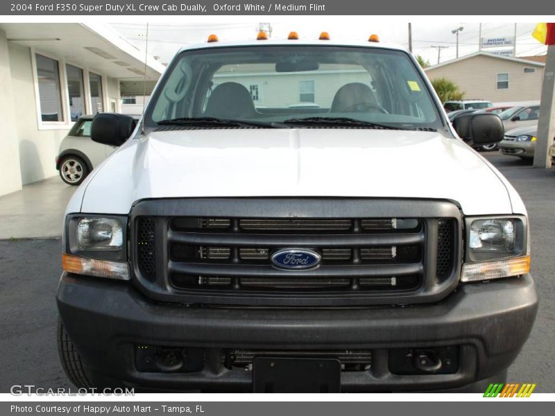 Oxford White / Medium Flint 2004 Ford F350 Super Duty XL Crew Cab Dually