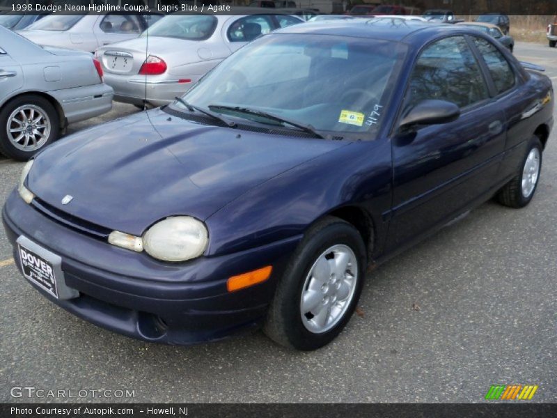 Lapis Blue / Agate 1998 Dodge Neon Highline Coupe