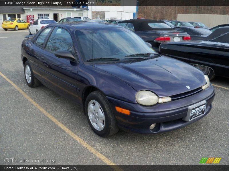 Lapis Blue / Agate 1998 Dodge Neon Highline Coupe