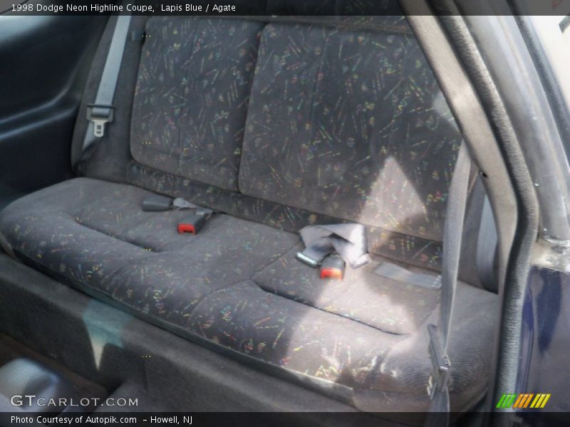 Rear Seat of 1998 Neon Highline Coupe