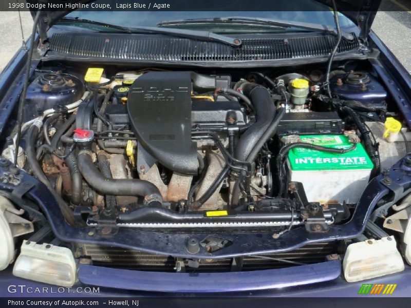  1998 Neon Highline Coupe Engine - 2.0 Liter SOHC 16-Valve 4 Cylinder