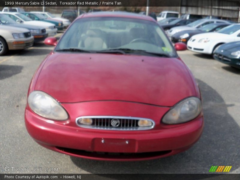 Toreador Red Metallic / Prairie Tan 1999 Mercury Sable LS Sedan