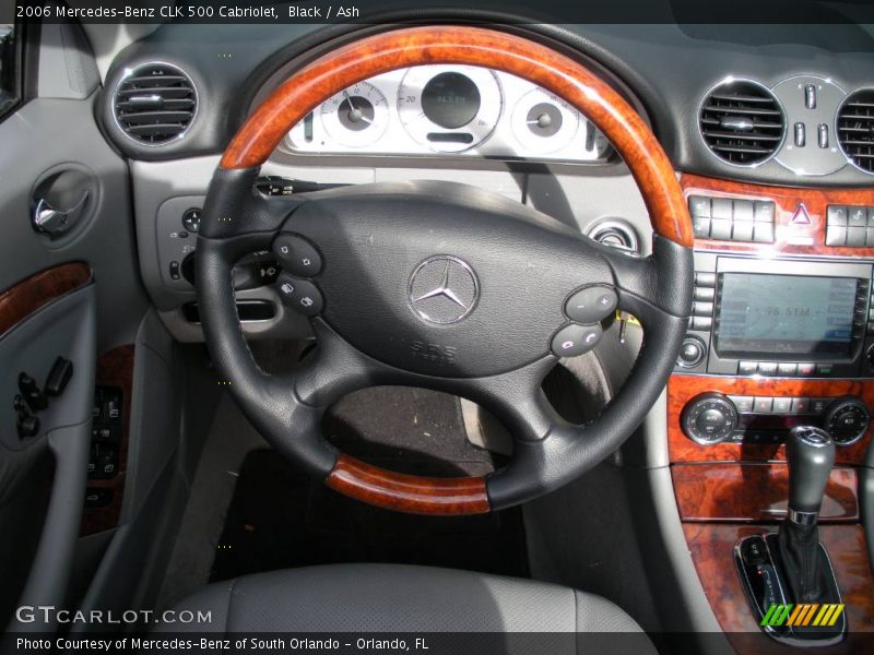 Black / Ash 2006 Mercedes-Benz CLK 500 Cabriolet