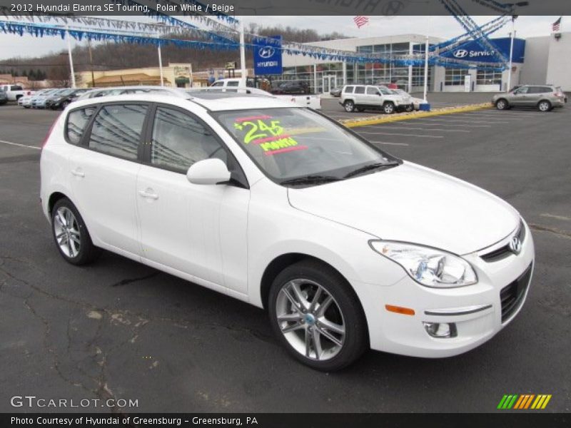 Polar White / Beige 2012 Hyundai Elantra SE Touring