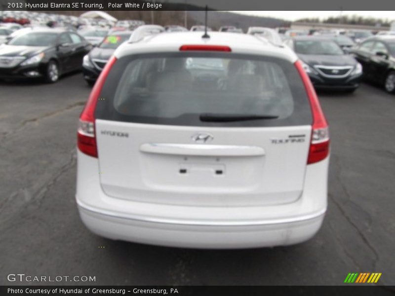 Polar White / Beige 2012 Hyundai Elantra SE Touring