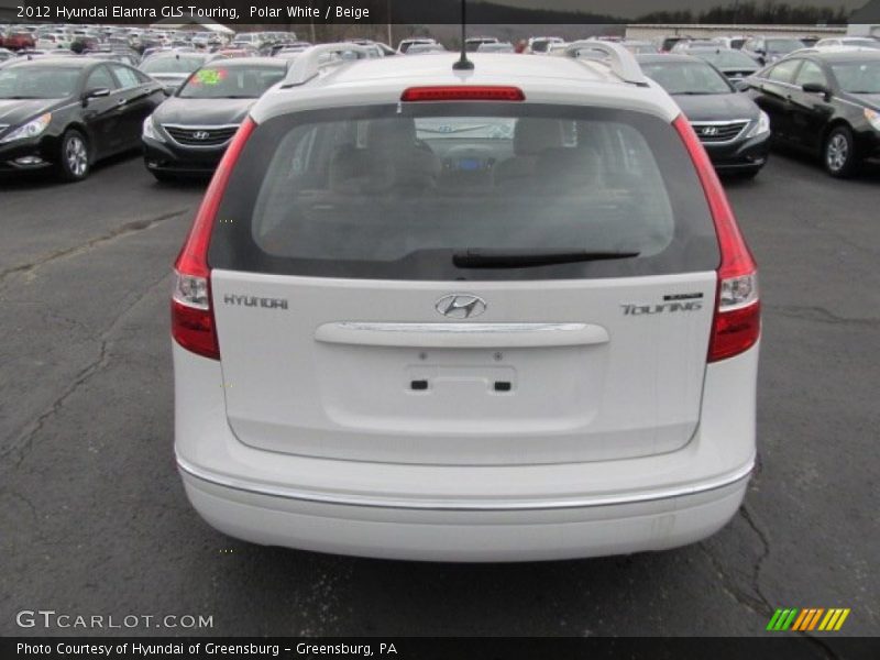 Polar White / Beige 2012 Hyundai Elantra GLS Touring