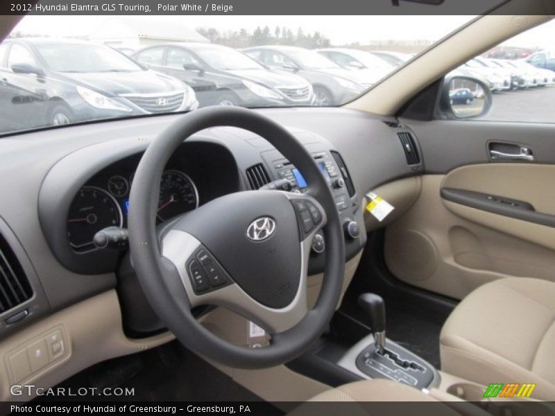  2012 Elantra GLS Touring Beige Interior