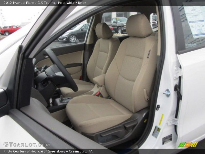  2012 Elantra GLS Touring Beige Interior
