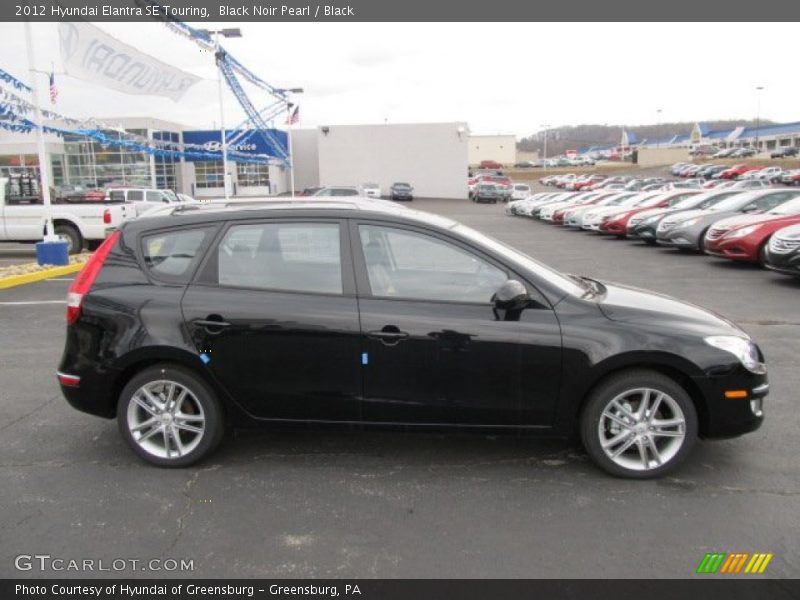 Black Noir Pearl / Black 2012 Hyundai Elantra SE Touring