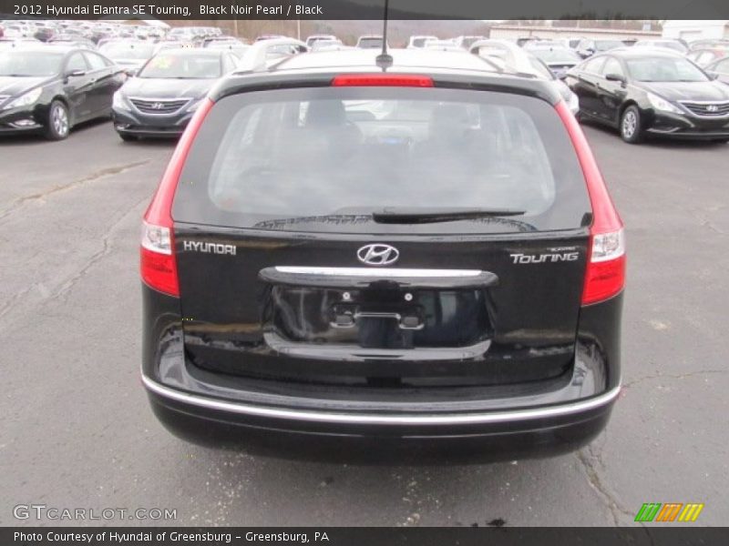 Black Noir Pearl / Black 2012 Hyundai Elantra SE Touring