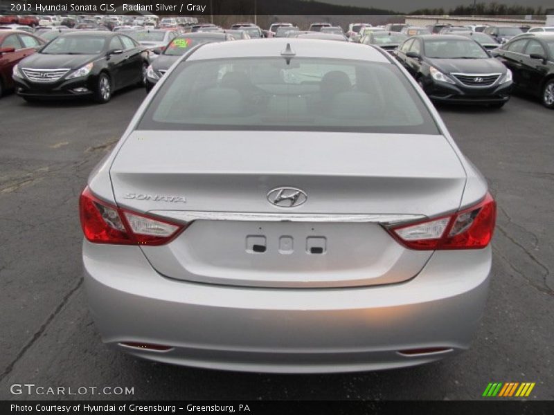 Radiant Silver / Gray 2012 Hyundai Sonata GLS