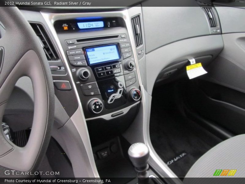 Controls of 2012 Sonata GLS