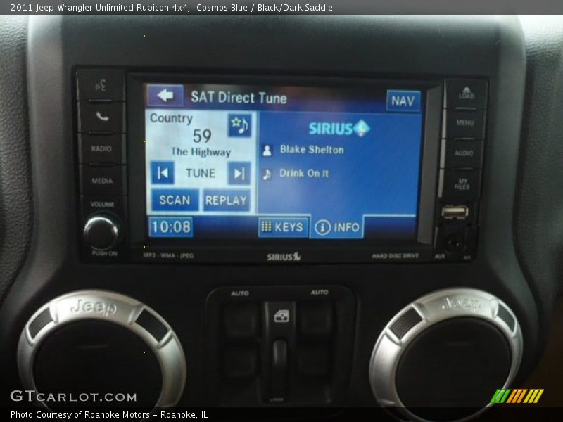Cosmos Blue / Black/Dark Saddle 2011 Jeep Wrangler Unlimited Rubicon 4x4