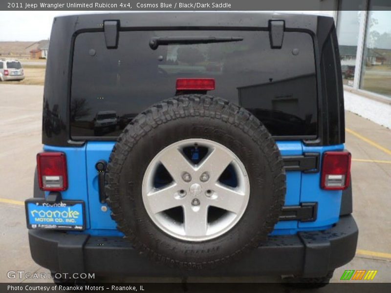 Cosmos Blue / Black/Dark Saddle 2011 Jeep Wrangler Unlimited Rubicon 4x4