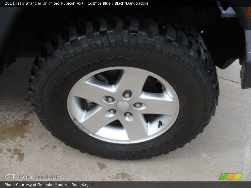 Cosmos Blue / Black/Dark Saddle 2011 Jeep Wrangler Unlimited Rubicon 4x4