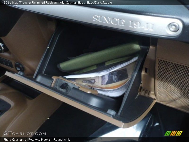 Cosmos Blue / Black/Dark Saddle 2011 Jeep Wrangler Unlimited Rubicon 4x4