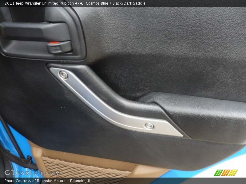 Cosmos Blue / Black/Dark Saddle 2011 Jeep Wrangler Unlimited Rubicon 4x4