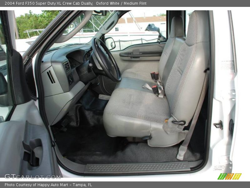 Oxford White / Medium Flint 2004 Ford F350 Super Duty XL Crew Cab Dually