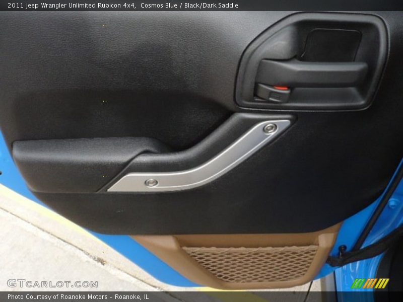 Cosmos Blue / Black/Dark Saddle 2011 Jeep Wrangler Unlimited Rubicon 4x4