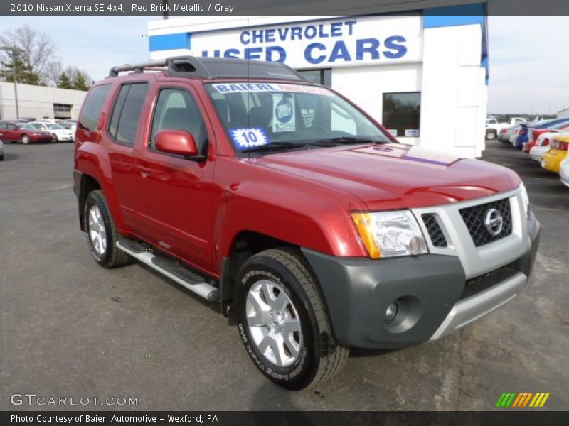 Red Brick Metallic / Gray 2010 Nissan Xterra SE 4x4