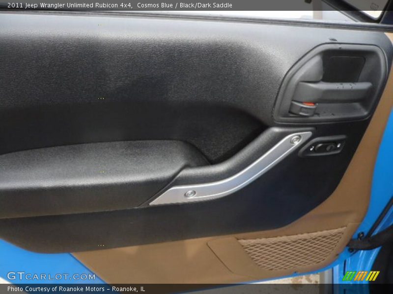 Cosmos Blue / Black/Dark Saddle 2011 Jeep Wrangler Unlimited Rubicon 4x4